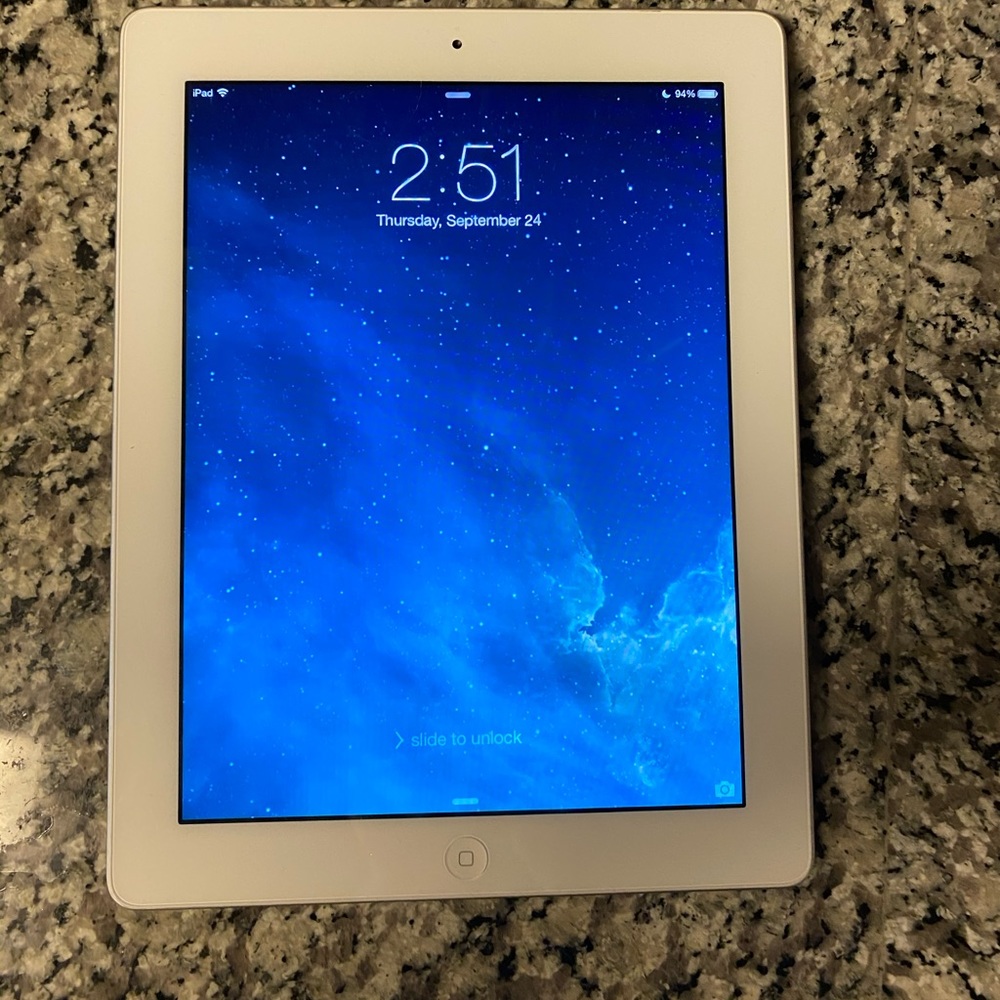 White iPad